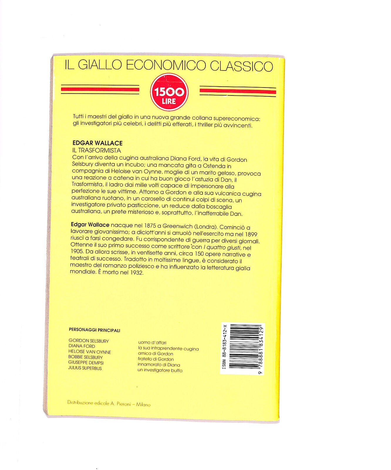 EBOND Il Trasformista Libro LI005307