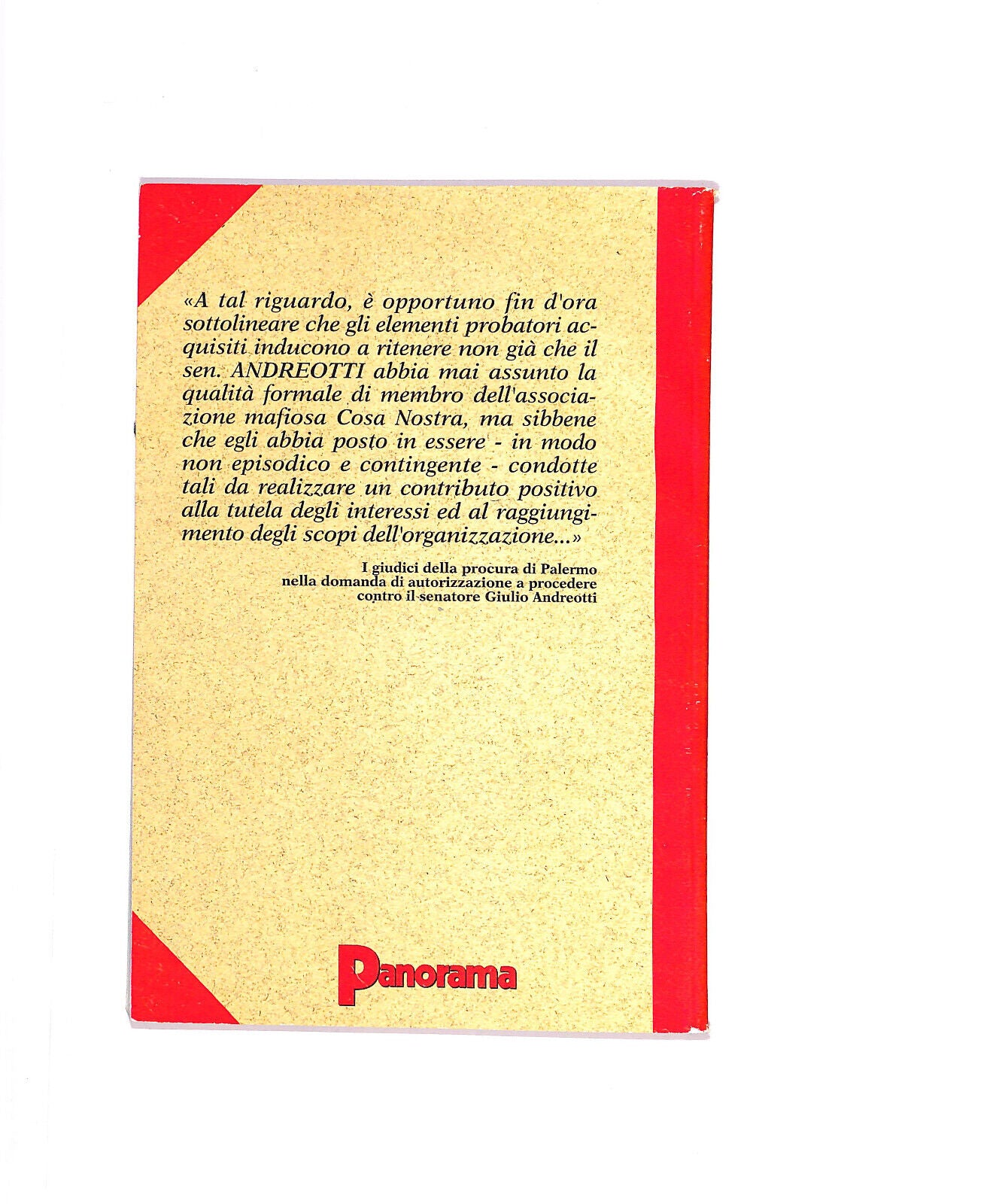 EBOND Dossier Andreotti Libro LI005316