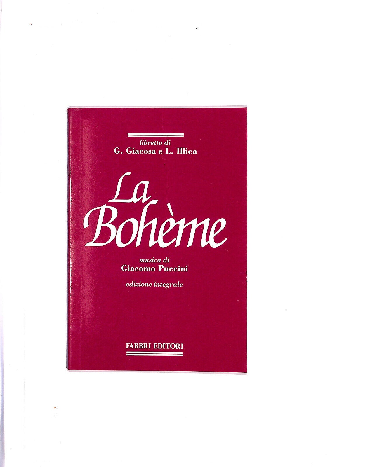 EBOND La Boheme Libro LI005513