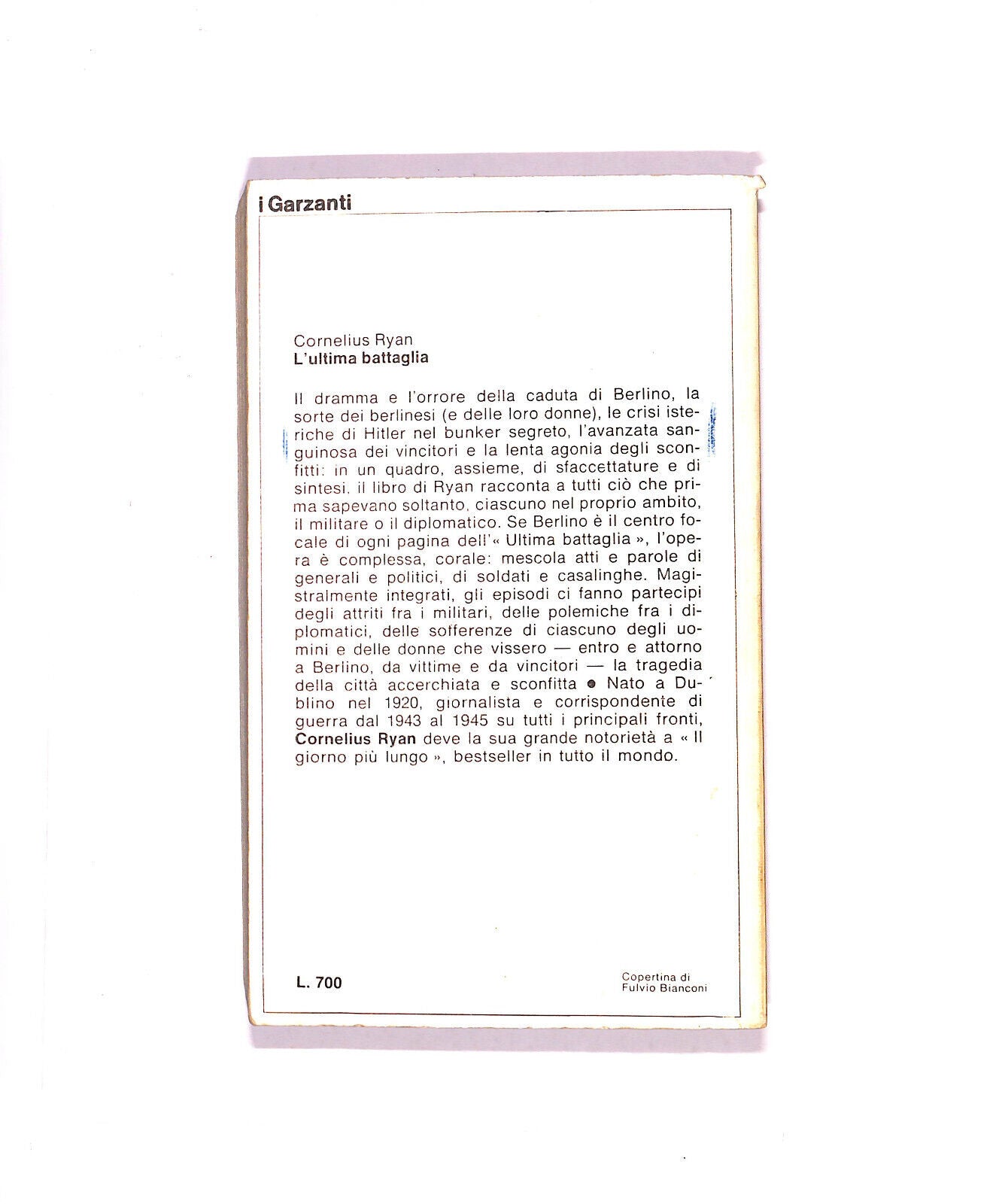 EBOND L'ultima Battaglia Libro LI005662