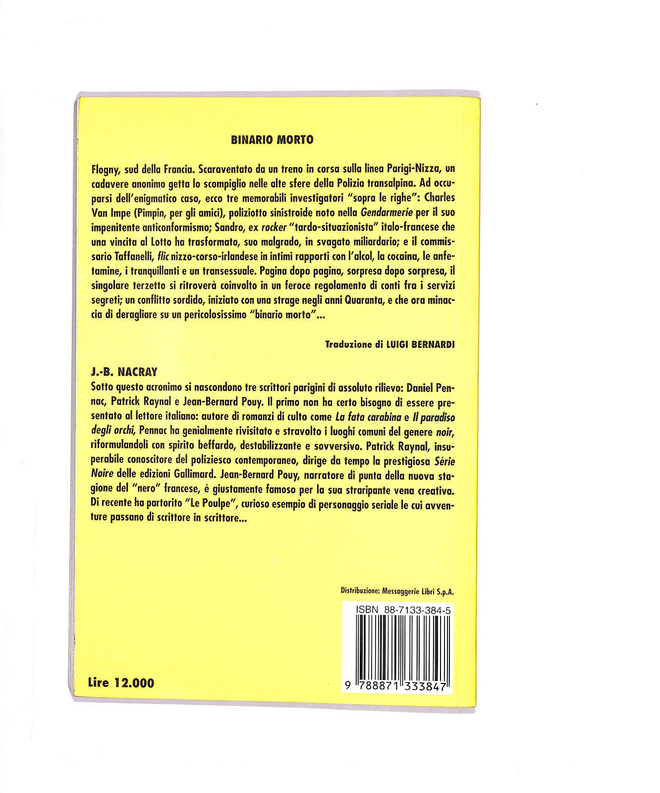 EBOND Binario Morto Libro LI005950