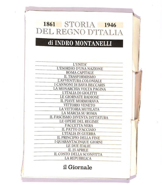 EBOND Storia Del Regno D'italia Libro LI006203