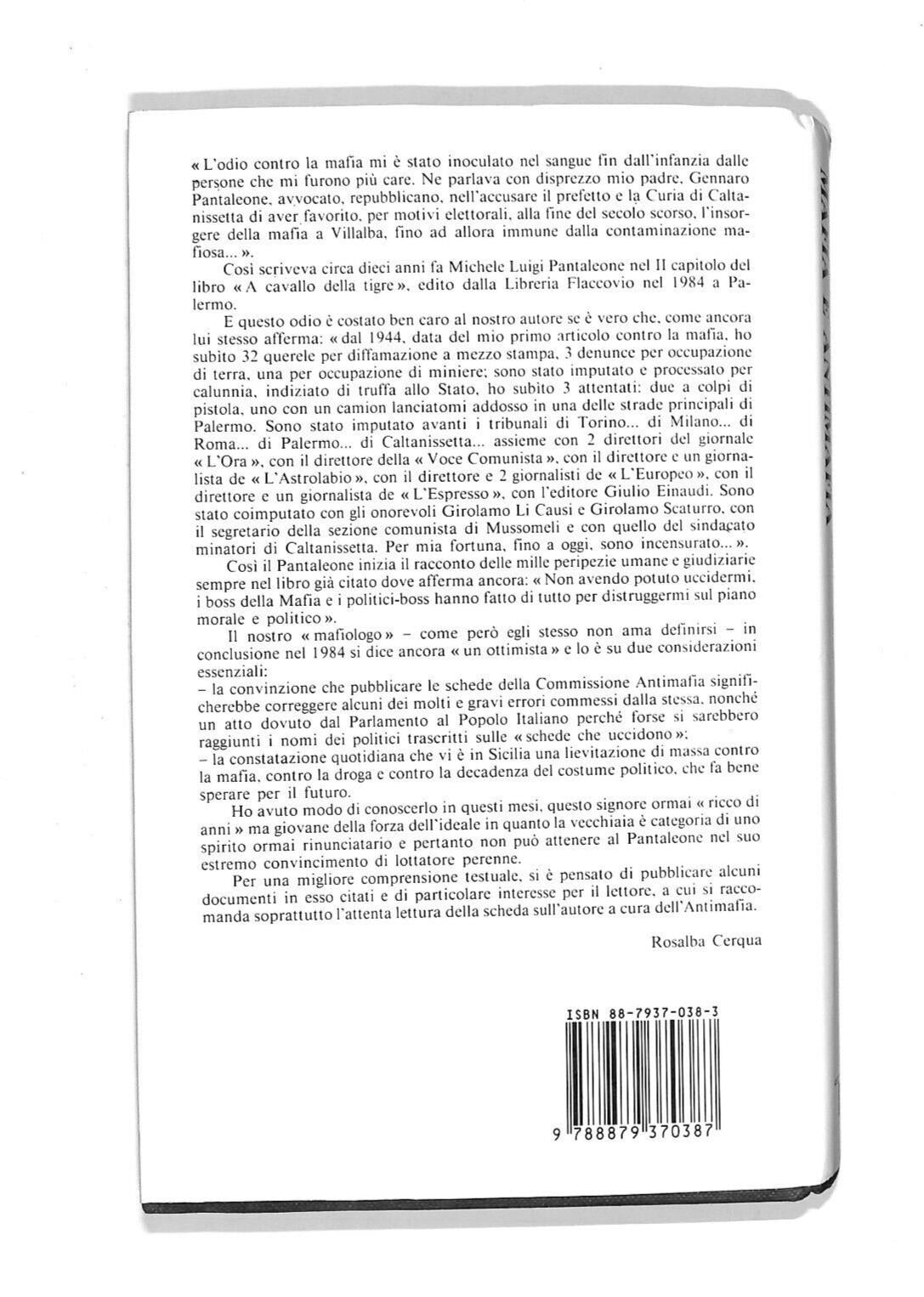 EBOND Mafia e Antimafia Libro LI006453