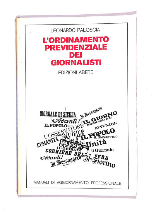 EBOND L'ordinamento Previdenziale Dei Giornalisti Libro LI006508