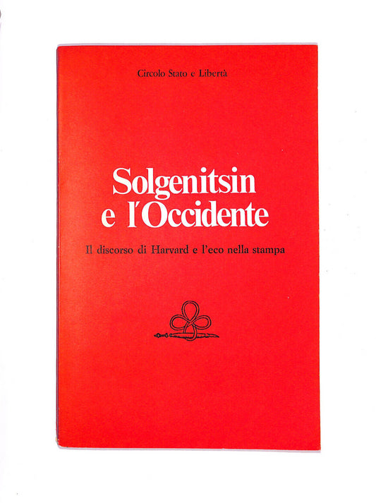 EBOND Solgenitsin e L' Occidente Libro LI006558