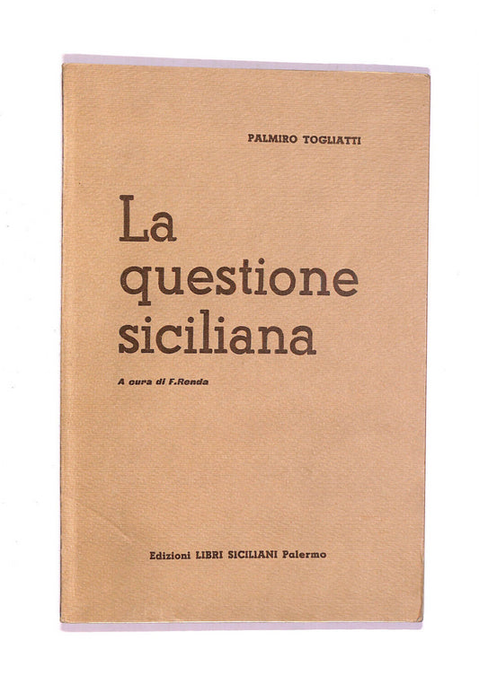 EBOND La Questione Siciliana Libro LI006700