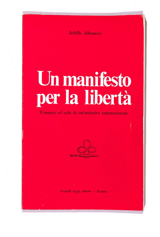 EBOND Un Manifesto Per La Liberta Libro LI006714