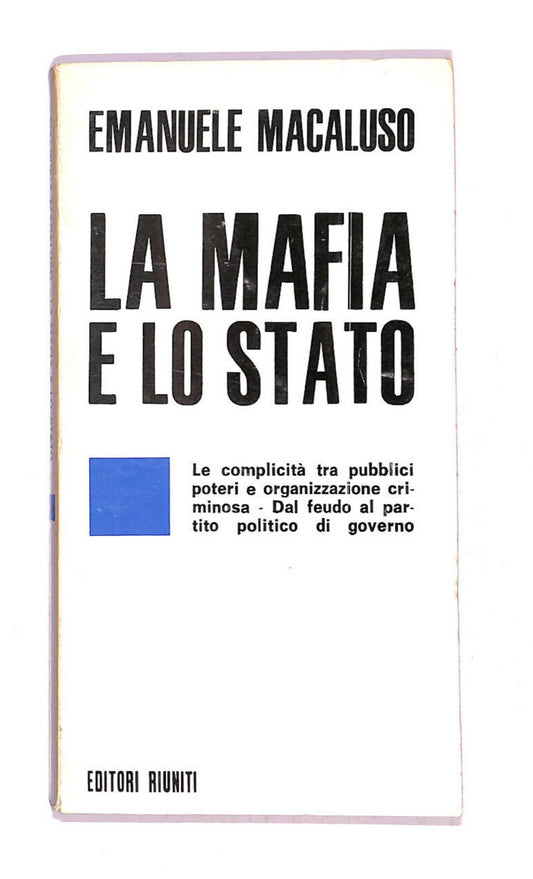 EBOND La Mafia e Lo Stato Libro LI006751