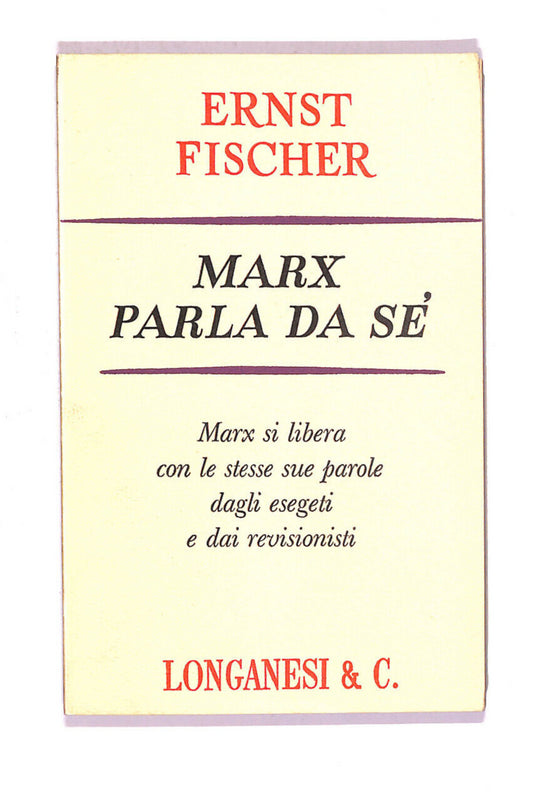 EBOND Marx Parla Di Se Libro LI006755