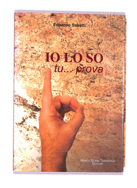 EBOND Io Lo So Tu Prova Libro LI006801
