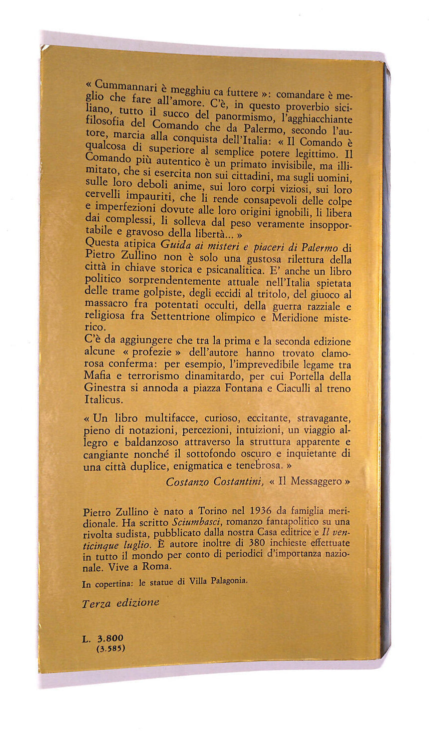 EBOND Guida Ai Misteri e Piaceri Di Palermo Libro LI007005