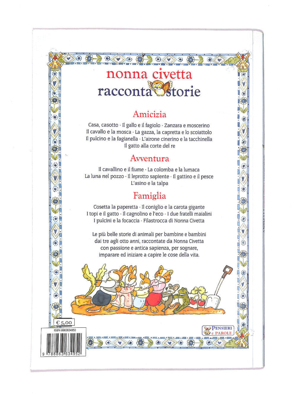 EBOND Animali Nonna Civetta Racconta Storie Libro LI007065
