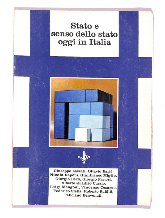 EBOND Stato e Senso Dello Stato Oggi In Italia Libro LI007161