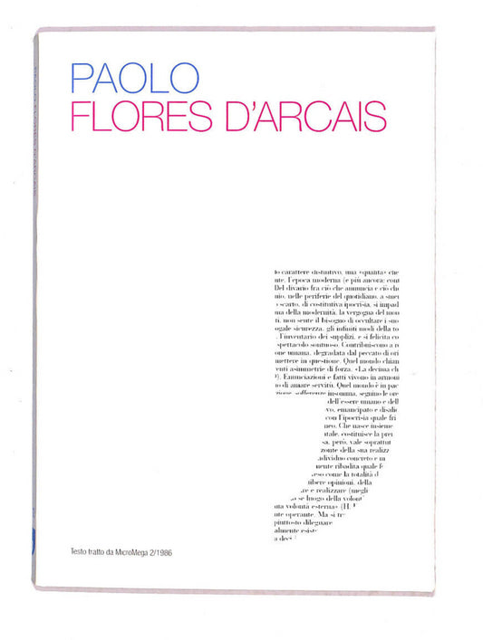EBOND Paolo Flores D'arcais Libro LI007263