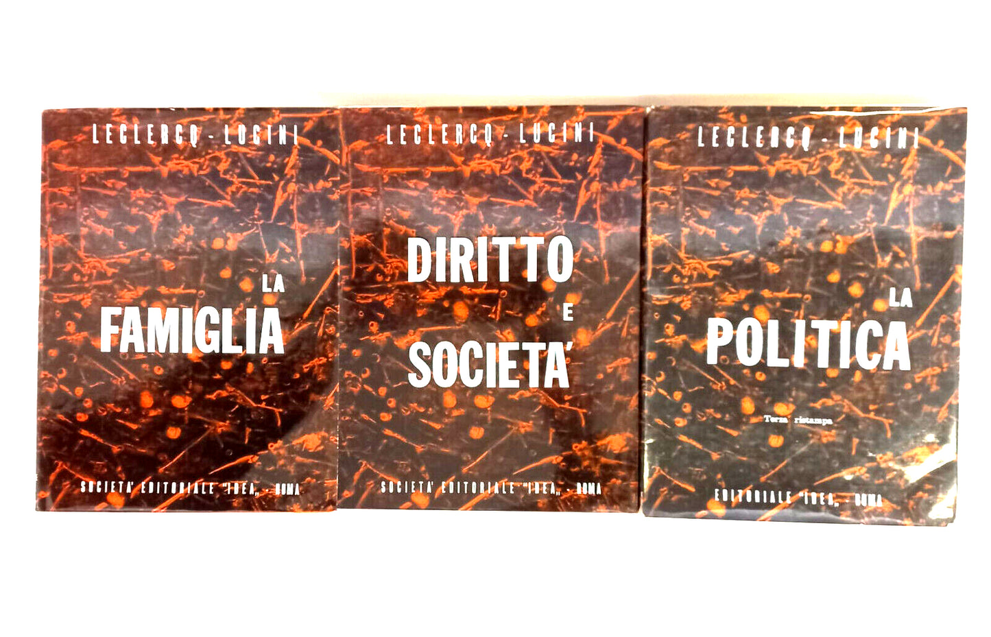 EBOND Lotto Leclercq Lucini La famiglia Diritto e Societa La Politica Libro LI007350