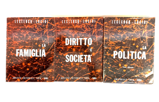 EBOND Lotto Leclercq Lucini La famiglia Diritto e Societa La Politica Libro LI007350