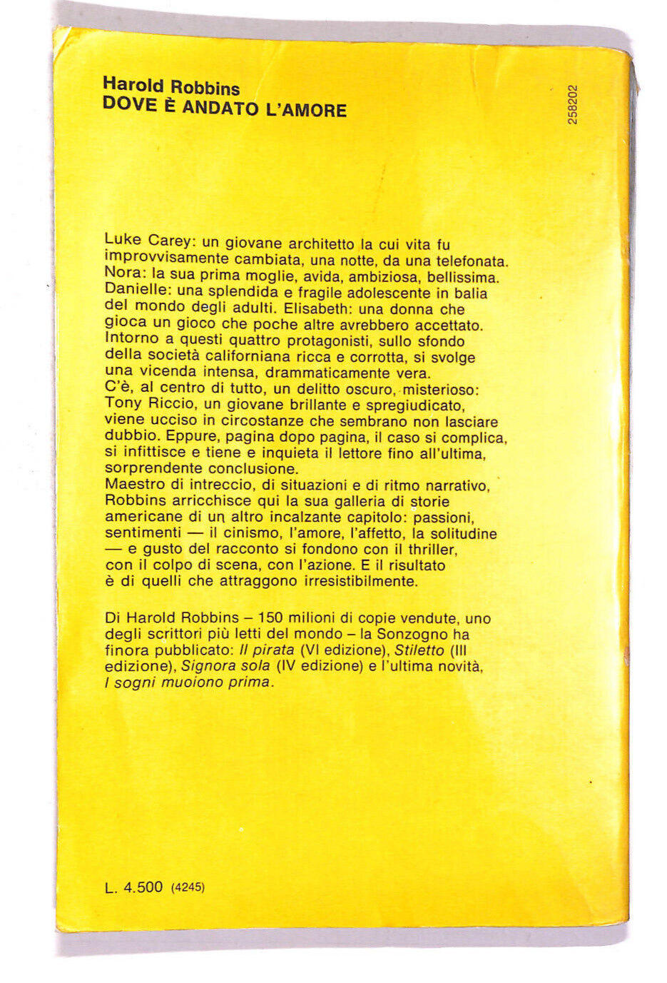 EBOND Dov'e Andato L'amore Libro LI007452