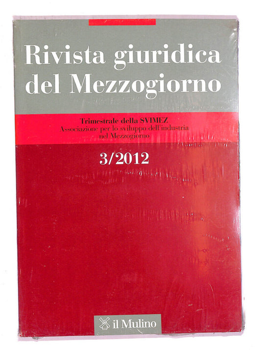 EBOND Rivista Giuridica Del Mezzogiorno Vol 3 2012 Libro LI007611