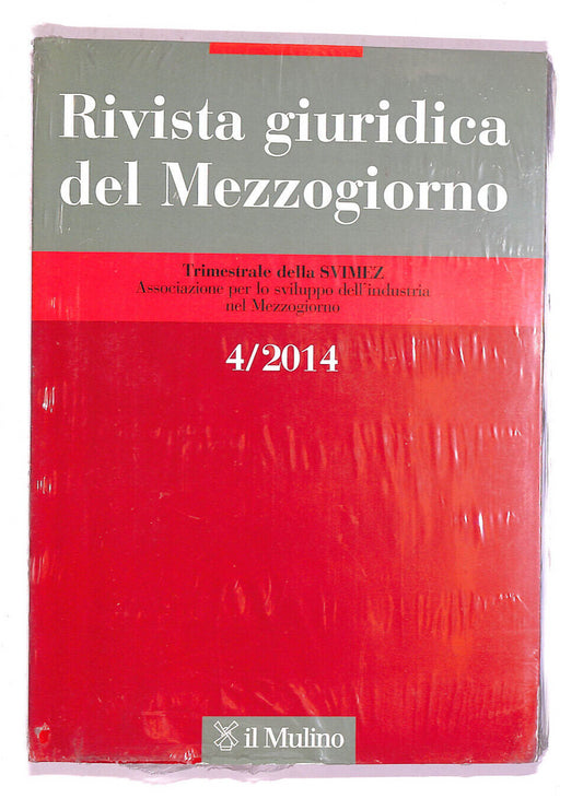 EBOND Rivista Giuridica Del Mezzogiorno Vol 4 2014 Libro LI007614