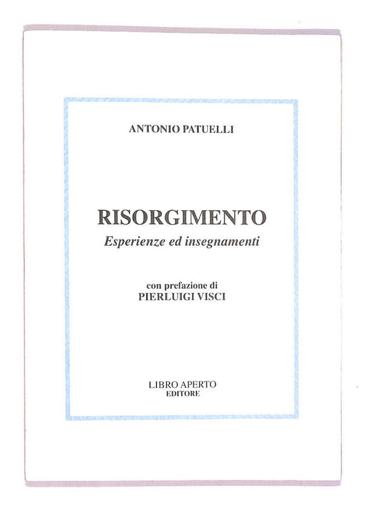 EBOND Risorgimento Esperienze Ed Insegnamenti Libro LI007703