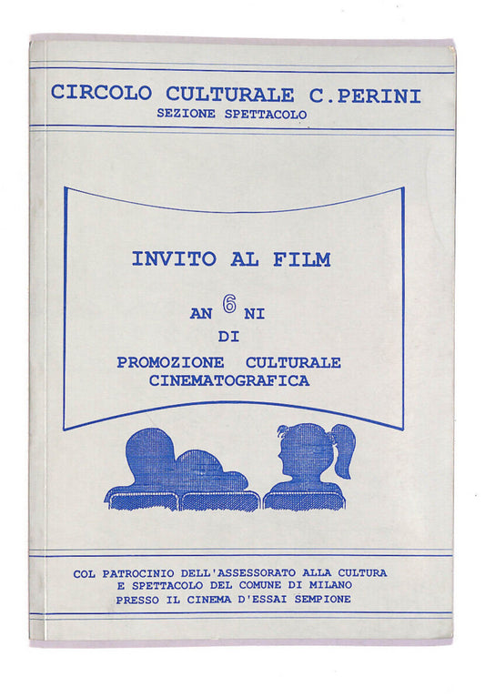 EBOND Invito Al Film Promozione Culturale Cinematografica Libro LI007754