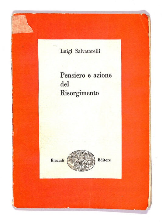 EBOND Pensiero e Azione Del Risorgimento Libro LI007763