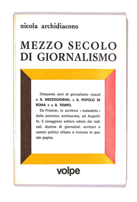 EBOND Mezzo Secolo Di Giornalismo Libro LI008010