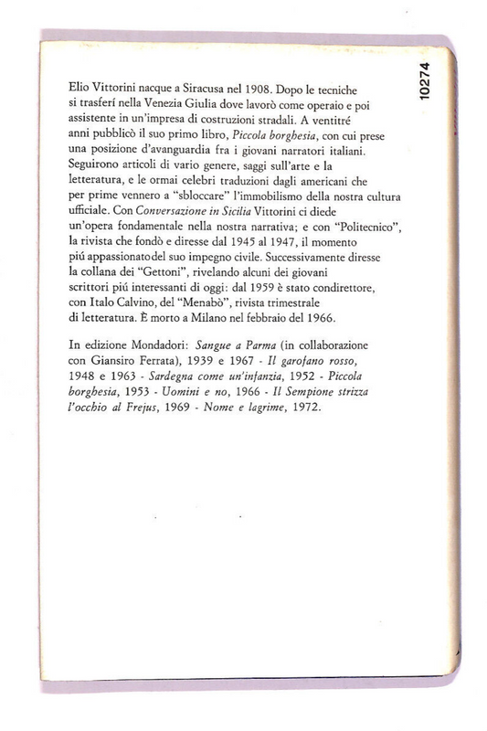 EBOND Piccola Borghesia Libro LI008015