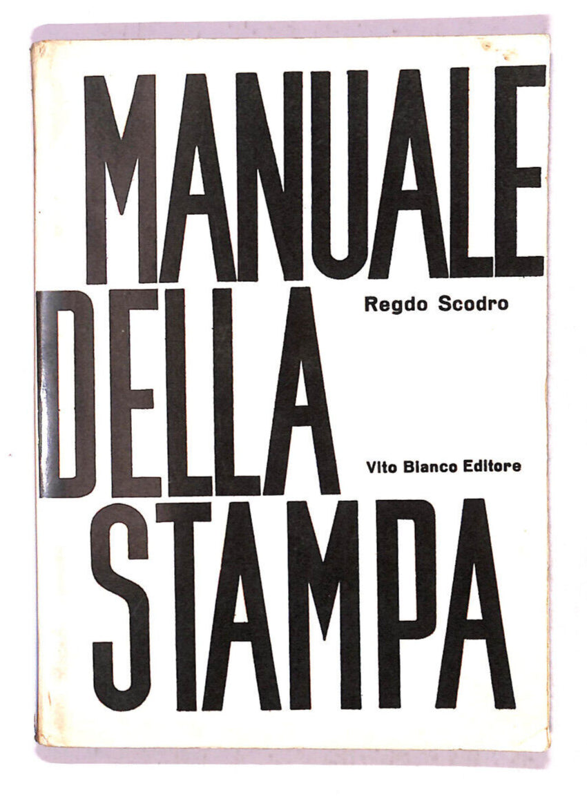 EBOND Manuale Della Stampa Libro LI008162