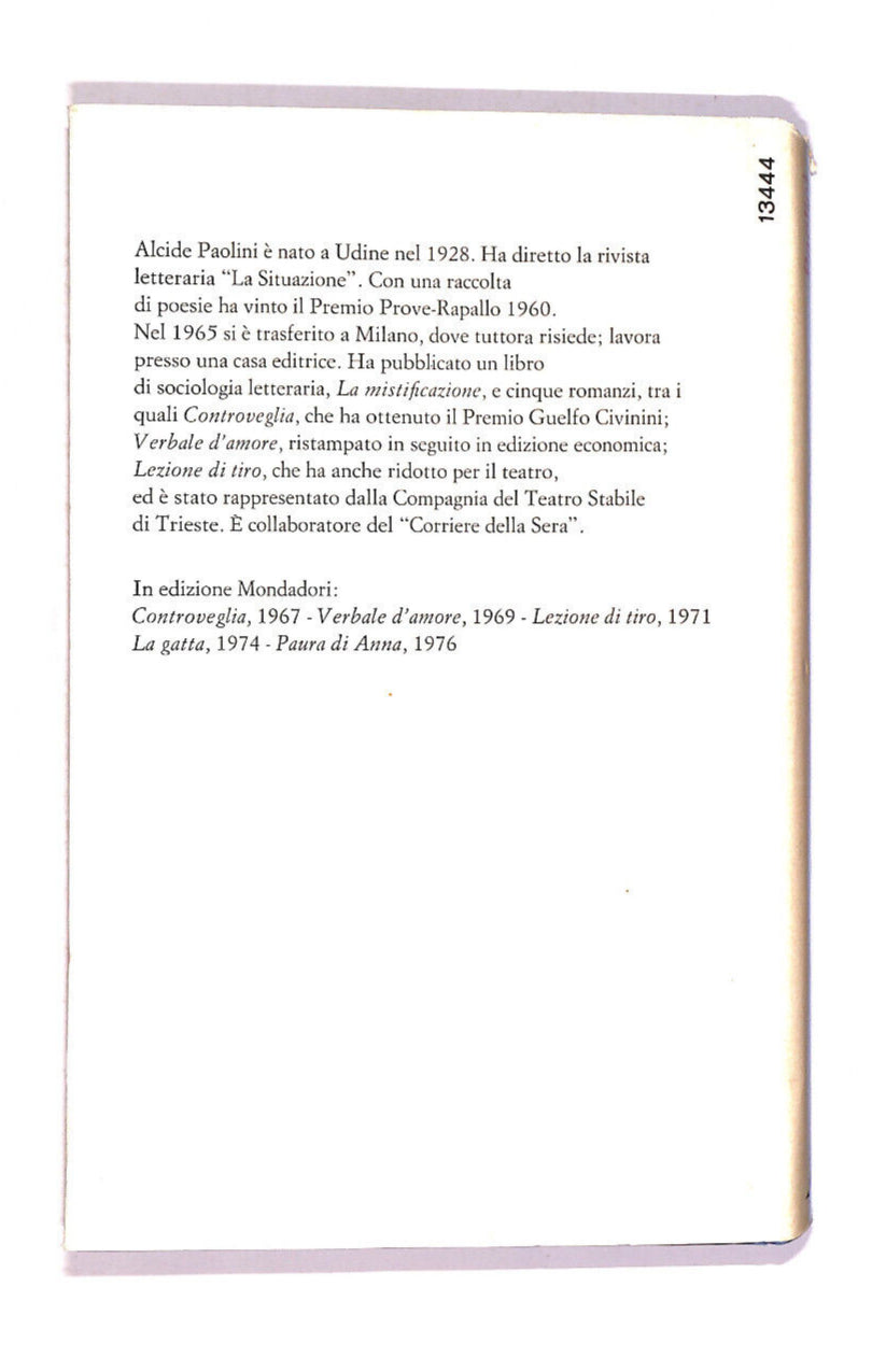 EBOND Paura Di Anna Libro LI008211