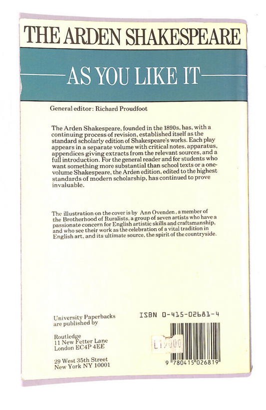 EBOND As You Like It Libro LI008265