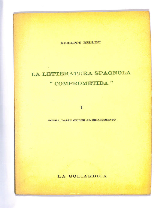 EBOND La Letteratura Spagnola - Compromedia I Libro LI008302