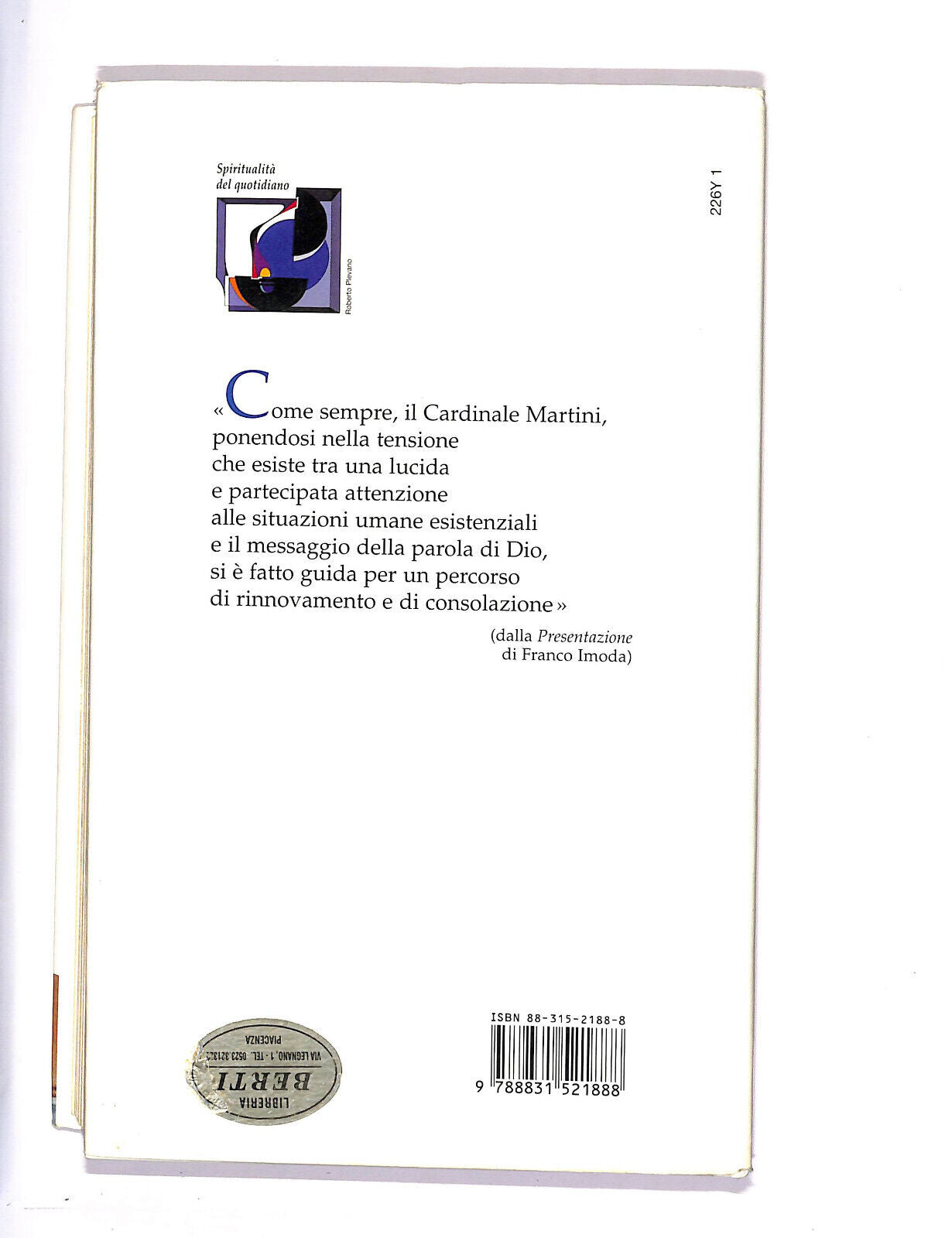 EBOND Io Vi Saro Propizio Libro LI008357