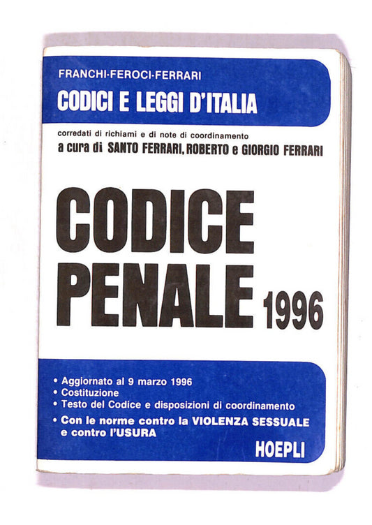 EBOND Codice Penale 1996 Libro LI008601