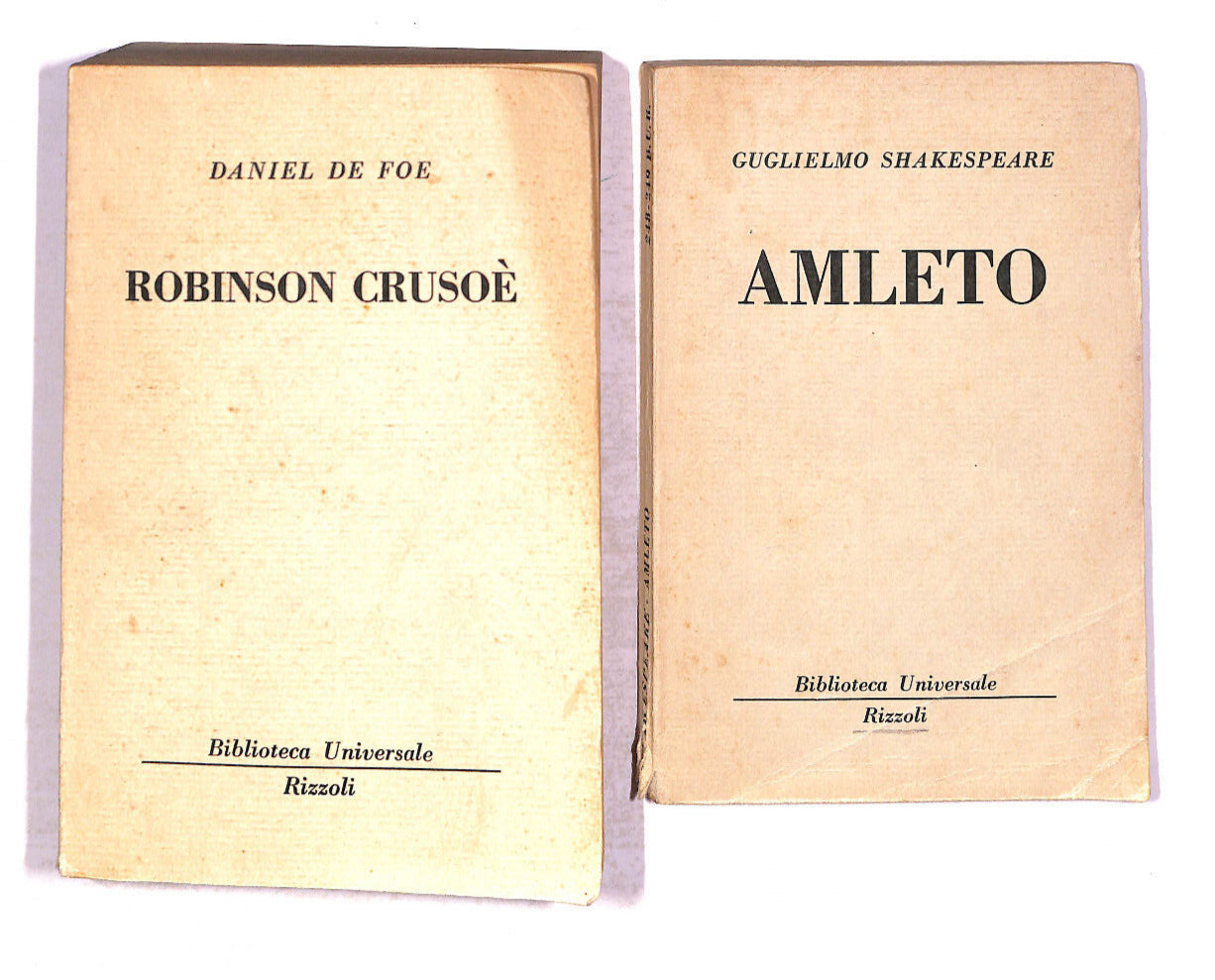 EBOND Robinson Crusoe e Amleto Libro LI008606
