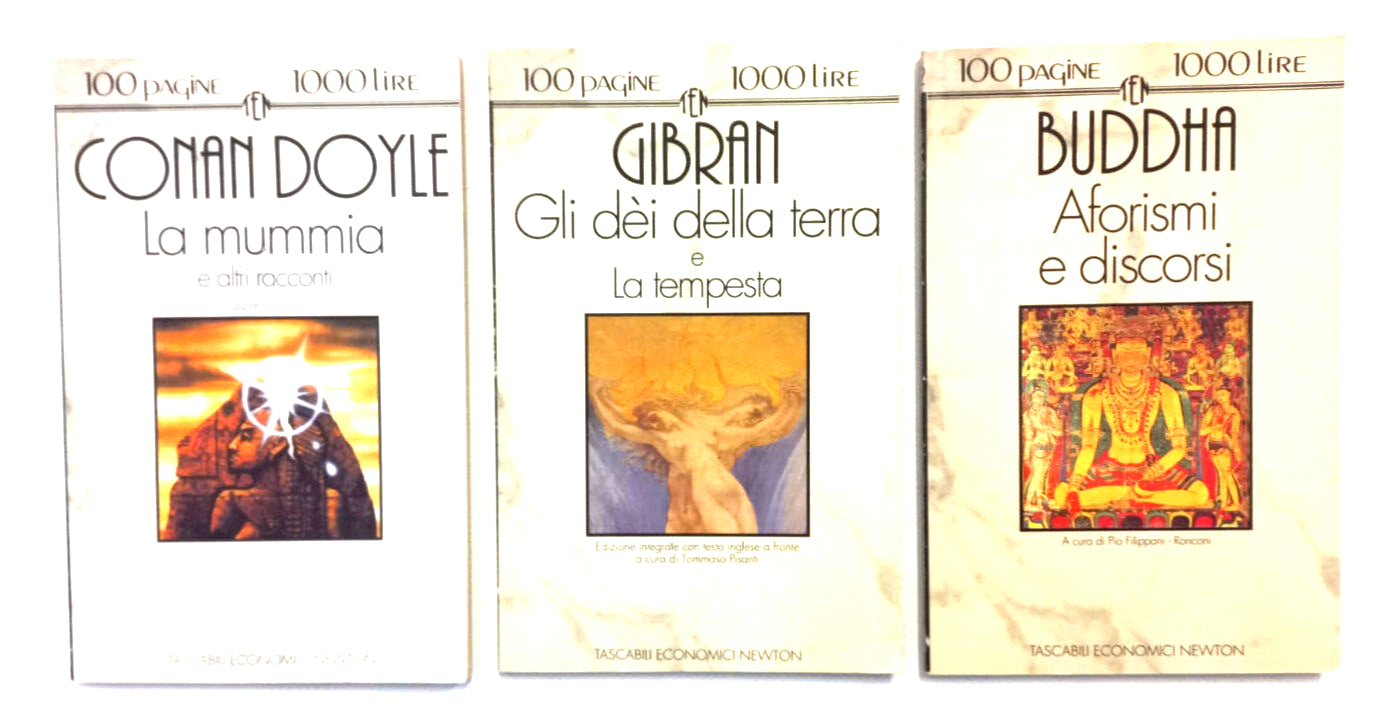 EBOND Lotto Aforismi e Discorsi, Gli Dei Della Terra e La Mummia Libro LI008610