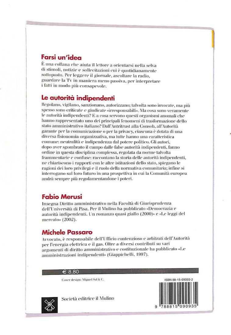 EBOND Le Autorita Indipendenti Libro LI008611