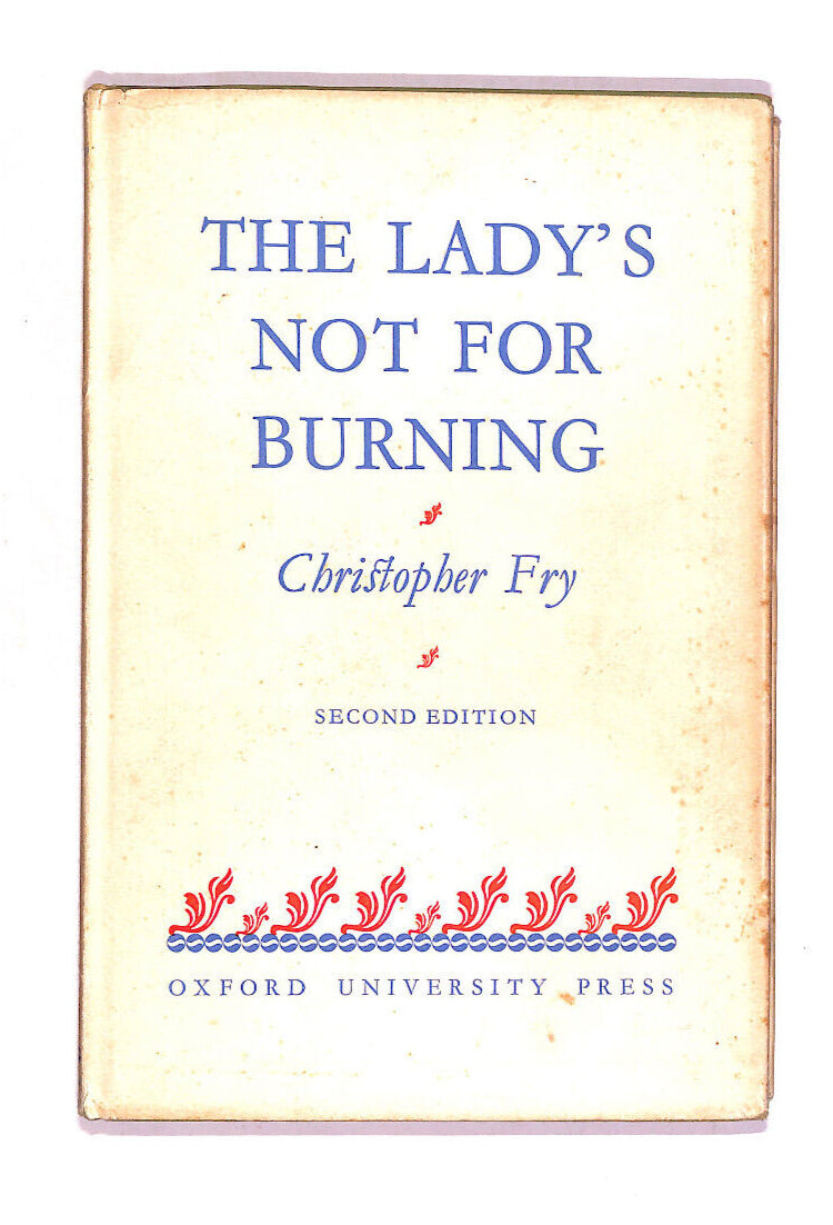 EBOND The Lady's Not For Burning Libro LI008767