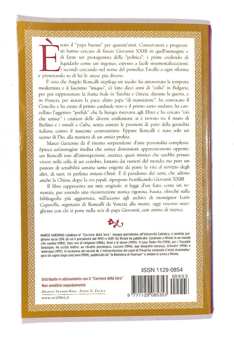 EBOND E Venne Un Uomo Chiamato Giovanni Libro LI008803