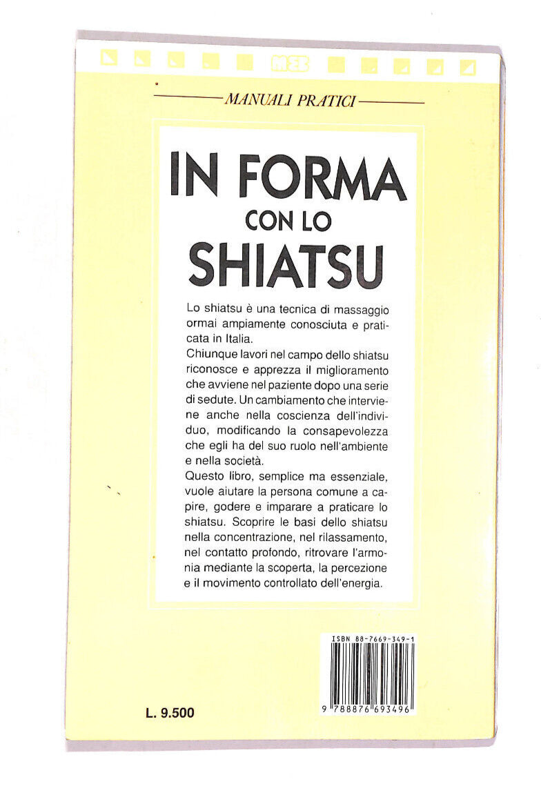 EBOND In Forma Con Lo Shiatsu Libro LI008810