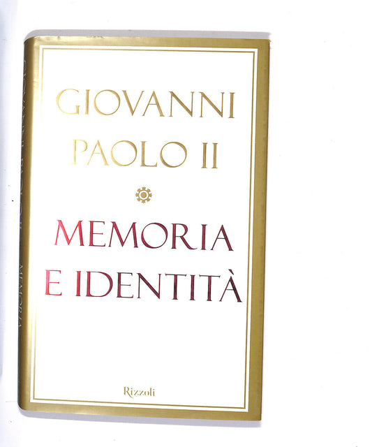 EBOND Giovanni Paolo Ii Memoria e Indentita Libro LI009012