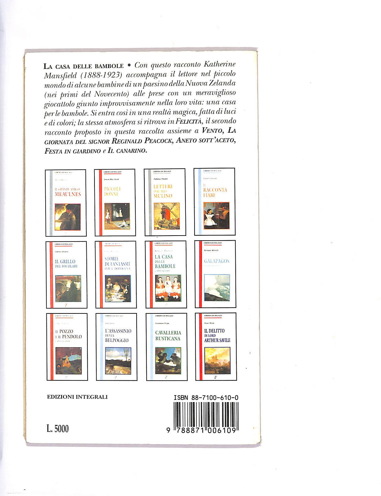 EBOND La Casa Delle Bambole e Altri Racconti Libro LI009158