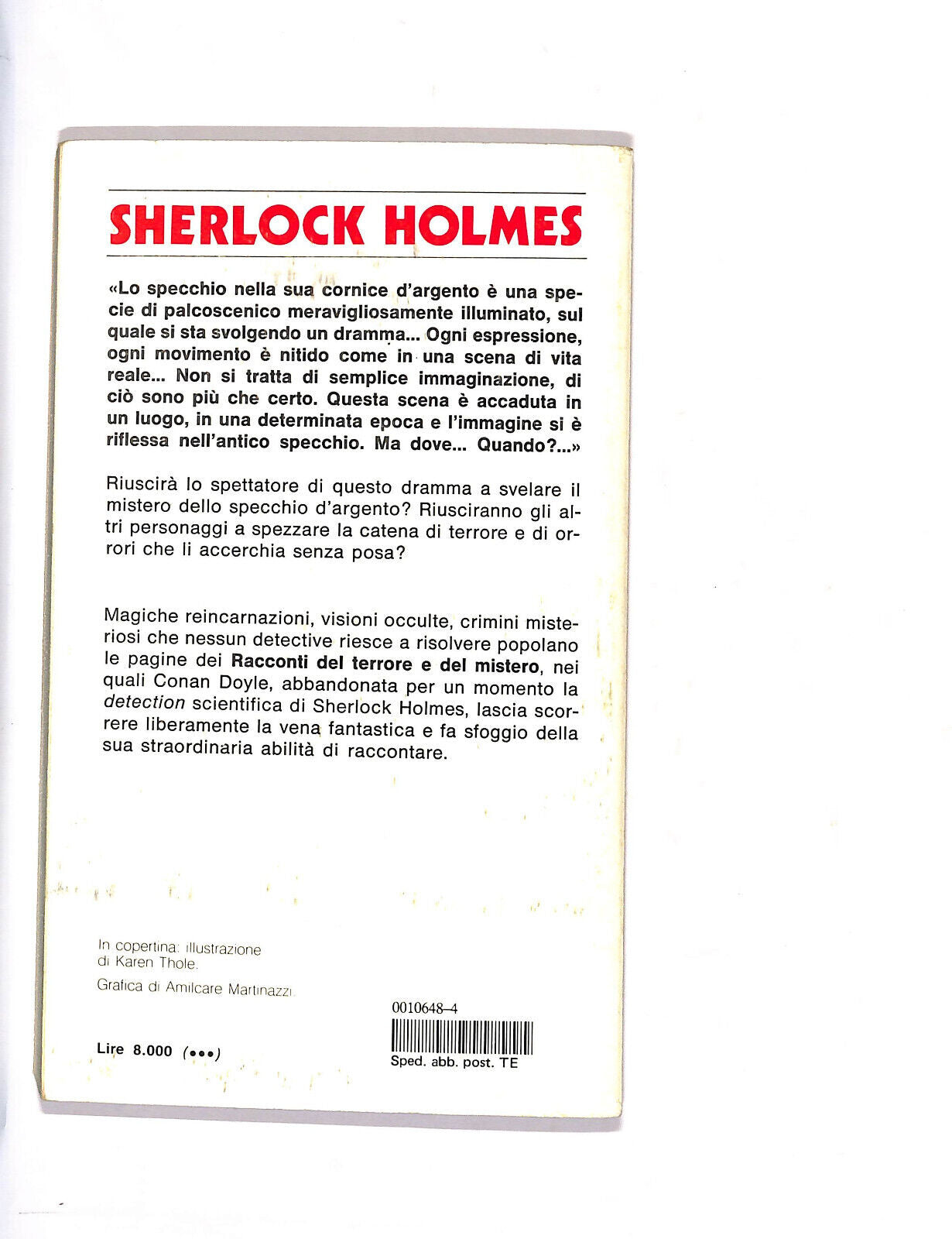 EBOND Sherlock Holmes I Racconti Del Terrore e Dl Mistero Libro LI009161