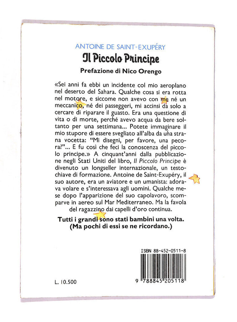 EBOND Il Piccolo Principe Libro LI009366