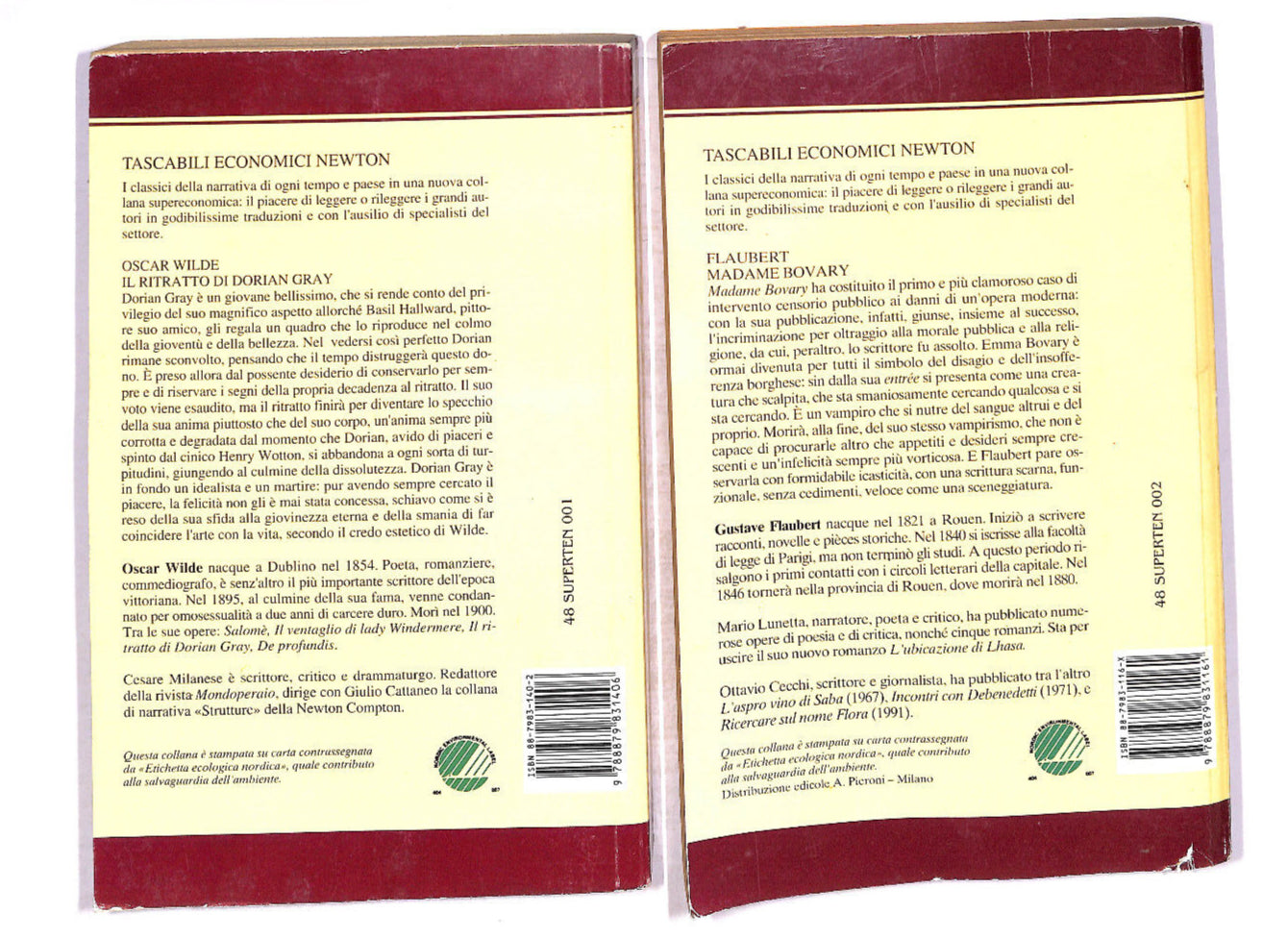 EBOND Lotto Il Ritratto Di Dorian Gray e Madame Bovary Newton Libro LI009408