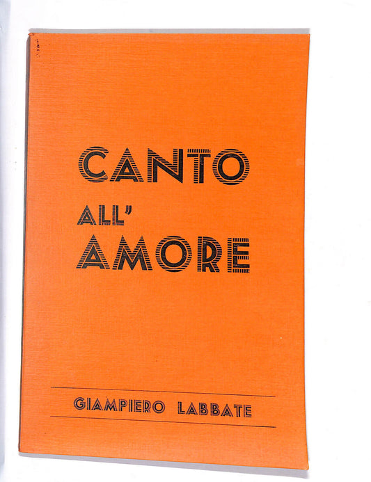 EBOND Canto All'amore Libro LI009958