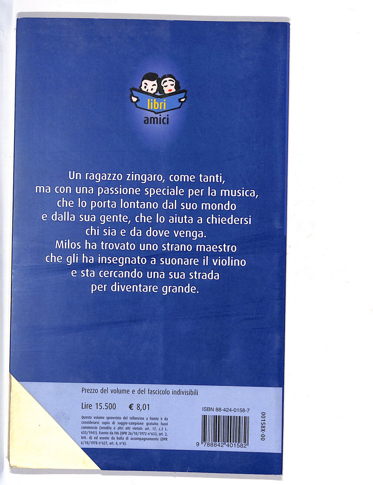 EBOND Il Ragazzo Con Il Violino Alla Ricerca Delle Sue Origine Libro LI009963