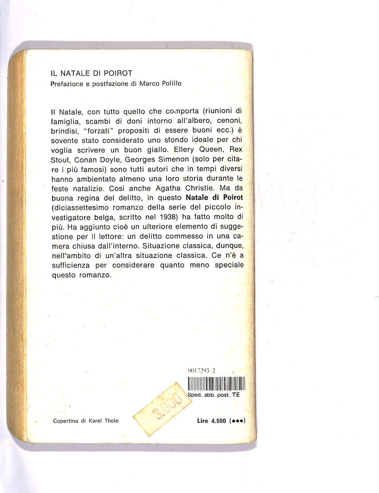 EBOND Il Natale Di Poirot Libro LI010405