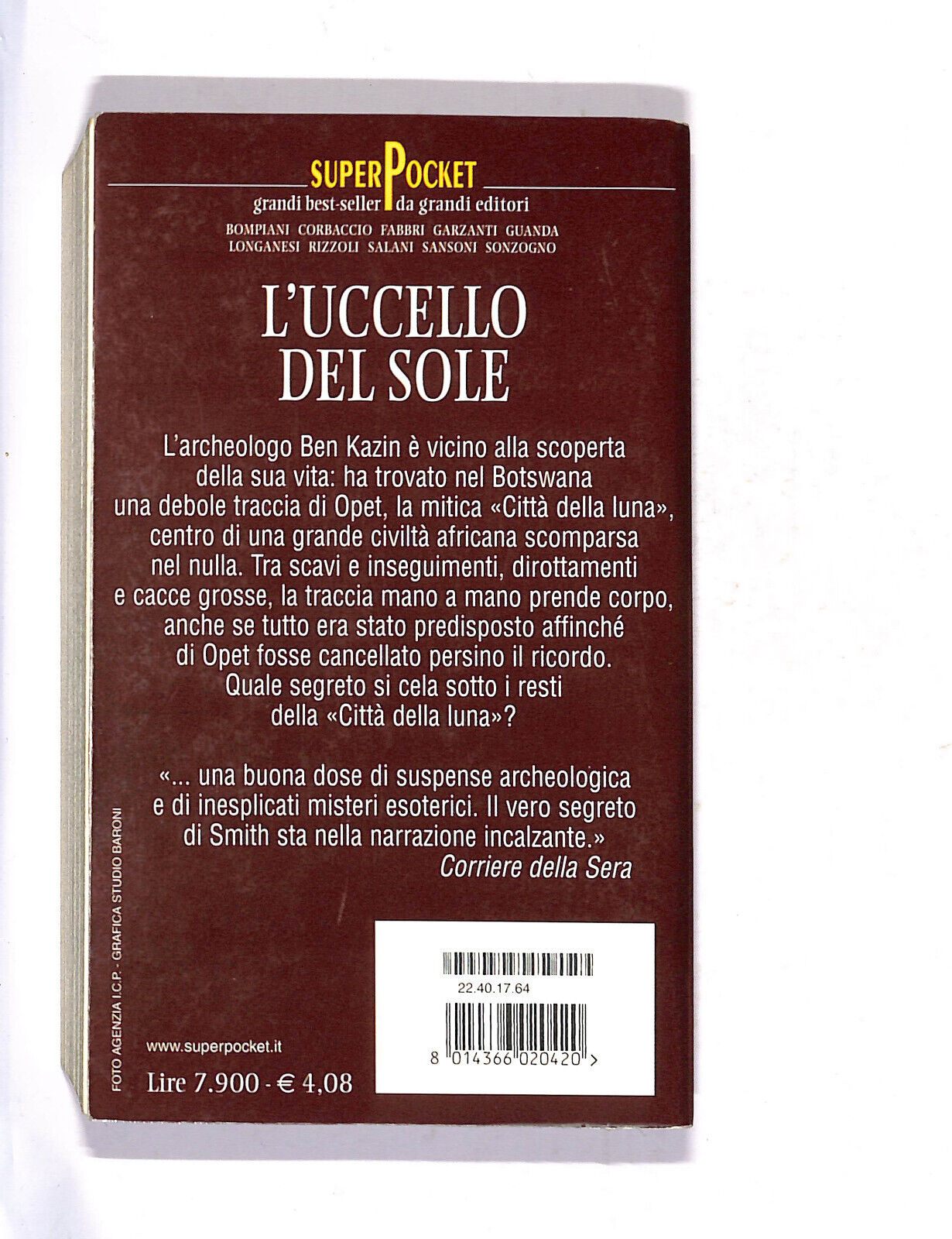 EBOND L'uccello Del Sole Libro LI010406