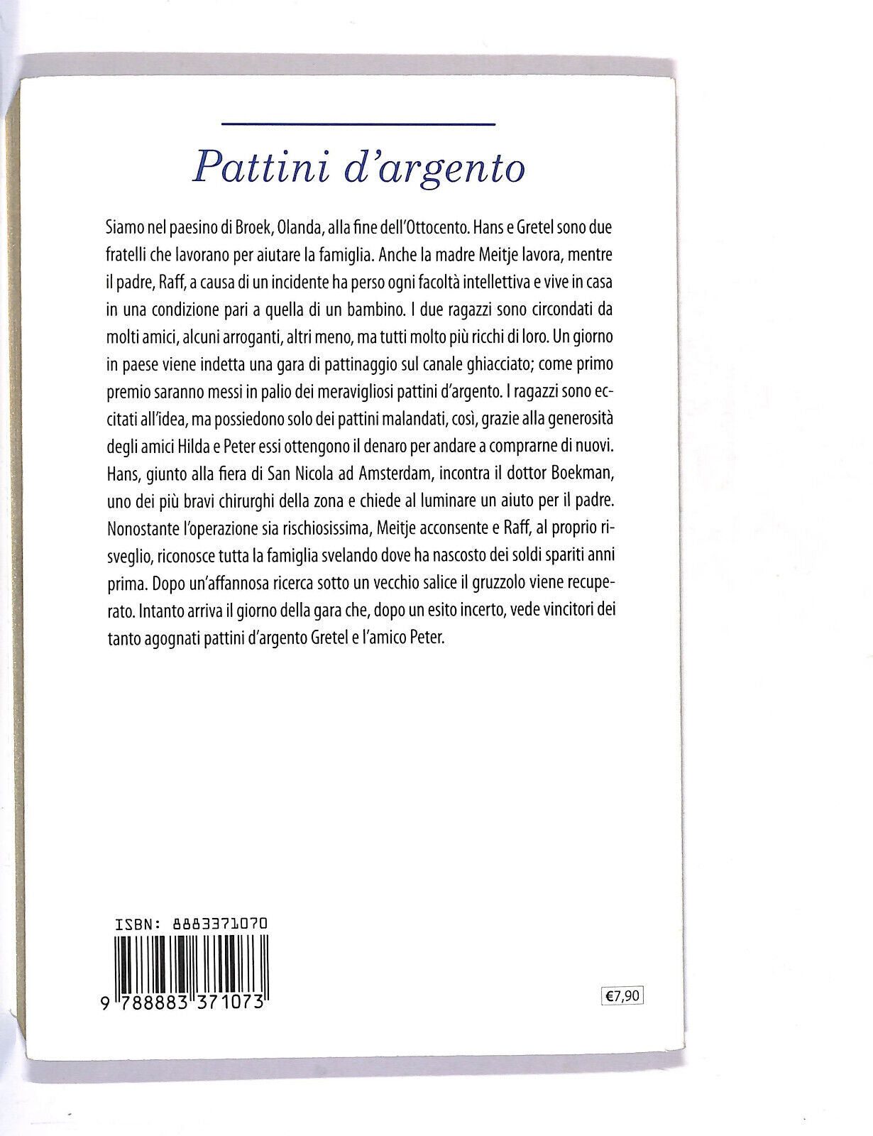 EBOND Pattini D'argento Libro LI010752